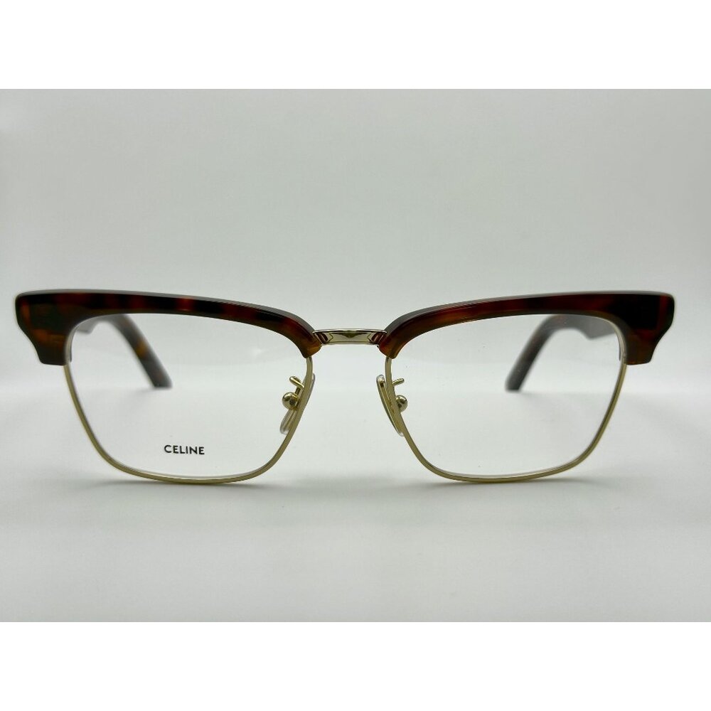 Eyeglasses Celine Women CL50026U 030 Havana Gold Geometric